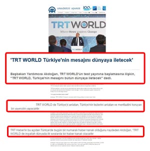 TRT WORLD Türkiye'nin Mesajını Dünyaya İletecek